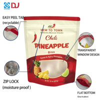 Sachet Doypack Mat de Qualité Alimentaire en Gros avec Fenêtre Transparente et Fermeture Éclair pour Aliments et Friandises pour Animaux de Compagnie