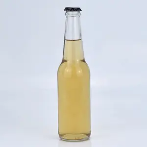 Wholesale 330ml 12oz Black Amber Beer Bottle For Packing Glass Bottle With Crown Caps Beer Bottle 330 Ml Botellas De Cerveza