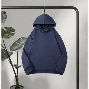 Felpa con Cappuccio in Cotone Pesante 320g Unisex Vestibilità Ampia Manica Lunga Autunnale Top Base, Fornitura ODM - Product Image 2