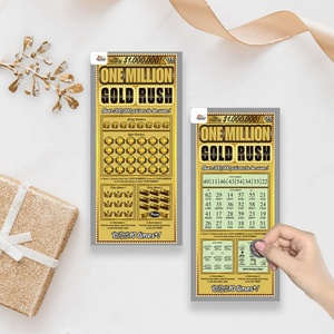 Customized Funny Surprise Reveal Announcement Scratch-off Lottery Tickets, Paper Ticket Printing Lottery Ticket <b>Card</b> - Product Image 4