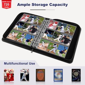 <span class=keywords><strong>2025</strong></span> Premium 720 Pocket Sportkaart Display Ontwerp Binder Presentatiemap Met Sportpatroon Polsband Voor Basketbalkaarten - Product Image 5