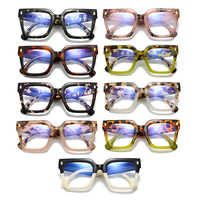 HS2221 1pc PC carré pleine jante cadre bonne qualité presbytie mode unisexe hommes femmes lunettes correctives lunettes de lecture