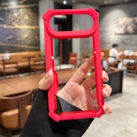2 in 1 Clear Hard Acrylic Bumpers Mobile Phone Cases pour Samsung Galaxy S25 S24 Plus Ultra Screen Frame Protection Back Cover