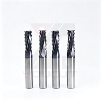 Fraise à fileter métrique 1,75 mm ISO en carbure monobloc pour acier, outil de filetage CNC haute efficacité