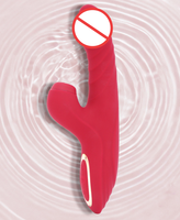 Weiblicher Einziehbarer Heiz-Klitorisvibrator 10-Gang-Vibration Wasserdicht IPX6 USB-Aufladbar Brustwarzen-Stimulation Umweltfreundlich
