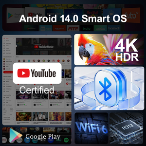 กล่องทีวีอัจฉริยะ Android 14 รุ่น TX99 RK3539 ปี 2026 รองรับ OEM ODM ความละเอียด 4K พร้อม WiFi คู่ BT5.4 หน่วยความจำ 2GB 16GB เครื่องเล่น IPTV - Product Image 5