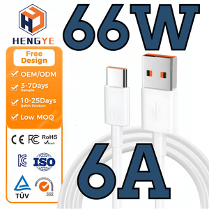 Cavo Dati USB a Tipo <span class=keywords><strong>C</strong></span> 3.1 Maschio-Maschio in PVC, Ricarica Super Veloce 6A, Trasmissione Senza Interruzioni, 1M 2M - Product Image 1