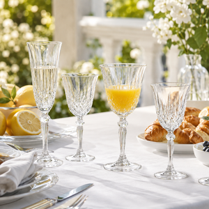 Copas <span class=keywords><strong>de</strong></span> Vino Vintage Transparentes <span class=keywords><strong>de</strong></span> la Marca LUYI al por Mayor, Ideales para Bodas, Ecológicas y Aptas para Lavavajillas - Product Image 6