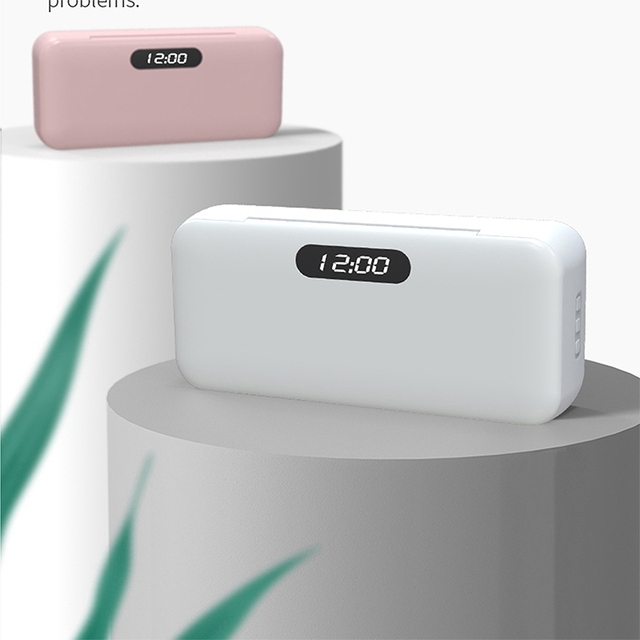 OEM ODM Portable USB UV UVC LED Toothbrush Sterilizer Box Home Use Bathroom Sanitizer Holder