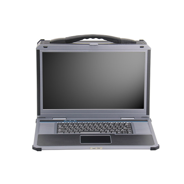 17.3 Inch Portable Rugged Industrial Laptop Computer Chassis Graphics Mobile PC Workstation With 7 Full-Length Card Slots
