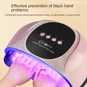 Sèche-cheveux professionnel de salon à haute puissance 256w, séchage rapide des deux mains, pour le durcissement du vernis gel, lampe à ongles électrique C7 UV LED - Product Image 1