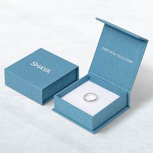 Luxury Custom Logo Magnetic Closure <b>Earring</b> Necklace Finger Ring Jewelry Packaging Rigid <b>Gift</b> <b>Box</b> - Product Image 3