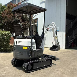 Miniexcavadora hidráulica de orugas de 1.3 toneladas <span class=keywords><strong>KD13</strong></span> para uso agrícola, retroexcavadora remolcable, componente de bomba de motor principal, 1 año de garantía - Product Image 1