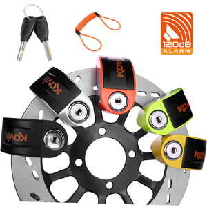 Verrou de sécurité antivol pour roue de moto HANEX HT6, frein à disque portable, en alliage d'acier, étanche, alarme 120 décibels pour - Product Image 4