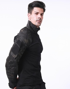 Camicia Tattica <span class=keywords><strong>Verde</strong></span> Digitale a Maniche Lunghe per Caccia, Escursionismo e Campeggio, Abbigliamento Outdoor Mimetico per <span class=keywords><strong>Uomo</strong></span> - Product Image 4