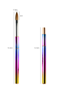 Caliente yihuale <span class=keywords><strong>uñas</strong></span> nuevo producto <span class=keywords><strong>2021</strong></span> placa cepillo de acrílico kolinsky cepillo de <span class=keywords><strong>uñas</strong></span> de acrílico kolinsky pinceles acrílicos #10 - Product Image 6