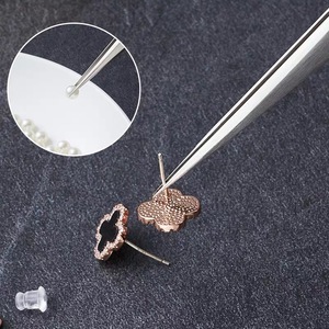 Pincettes Vetus série SA en acier inoxydable, pointe incurvée, haute précision, antimagnétiques, résistantes aux acides, pour la réparation électronique - Product Image 2