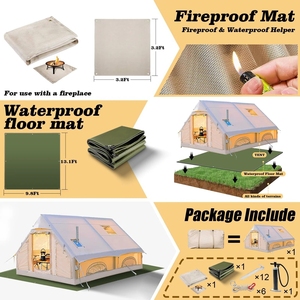 Carpa Inflable de PVC Impermeable de Lujo de 12 Metros Cuadrados, 300x400x200cm, Apertura Automática Rápida de 3 Temporadas, Plegable y Portátil para Exteriores - Product Image 3
