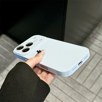 iPhone 17 Pro Max 17 Air 16 15 14 13 12 için Büyük Pencere Camı Renkli Telefon Kılıfları Kamera Lens Koruyucu Kapak