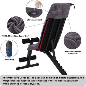 Serviette de sport en microfibre unie avec logo personnalisé, poche zippée et séchage rapide - Product Image 2