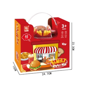 Trẻ Em Mô Phỏng Bánh Hamburger Bánh <span class=keywords><strong>Pizza</strong></span> Đồ Chơi Mini Thực Phẩm Đồ Chơi Nhà Hàng Gia Đình Xô Đạo Cụ Thực Phẩm Nhân Tạo Giả Vờ Chơi Nhà Đồ Chơi - Product Image 6