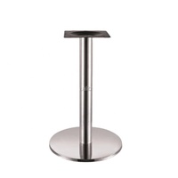 WEKIS Moderne Pas Cher Chrome Table De Conférence Base Meubles En Métal En Acier Inoxydable Verre Marbre Table À Manger Base