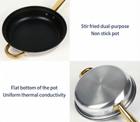 XINGWANG Ensemble de 12 casseroles en acier inoxydable avec bouilloire, batterie de cuisine antiadhésive, ensemble de casseroles à fond plat, marmite à soupe, ensemble de batterie de cuisine en métal