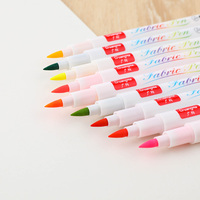 Ensemble de stylos marqueurs en tissu lavable, Non toxique, stylo à brosse, couleurs vives, offre spéciale, 2020