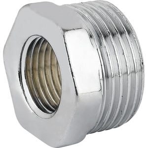 ทองเหลืองชุบโครเมียมแรงดันสูงลดขนาด1 "X 1/2" เรียบสำหรับเชื่อมต่อท่อน้ำมันสแตนเลสสังกะสี - Product Image 2