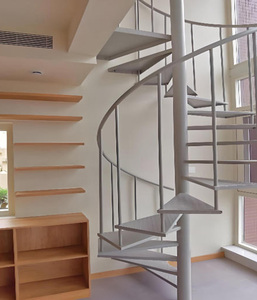 <span class=keywords><strong>Escalier</strong></span> <span class=keywords><strong>en</strong></span> <span class=keywords><strong>colimaçon</strong></span> moderne <span class=keywords><strong>en</strong></span> métal sur mesure avec des marches <span class=keywords><strong>en</strong></span> bois et <span class=keywords><strong>en</strong></span> acier inoxydable, durable, sûr, écologique, pour une utilisation <span class=keywords><strong>en</strong></span> intérieur, idéal pour les appartements - Product Image 3