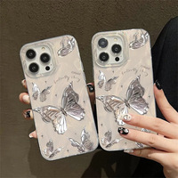 Filles japonaises et coréennes Dream butterfly pour Apple 16promax/14promax coque de téléphone premium 13