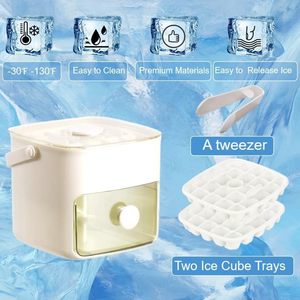 Độc quyền 2025 mới nâng cấp dễ dàng phát hành linh hoạt Silicone nhà sản xuất lớn Stanley bia Ice khuôn Vòng Ice Cube khay - Product Image 5