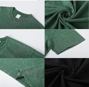 Camisetas Casuales de Manga Corta para Hombre, 100% Algodón, Tallas Grandes, Estilo Vintage, Antiarrugas, con Diseño Personalizado, Venta al Por Mayor - Product Image 2