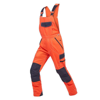 Pantalon de sécurité à bretelles matelassées haute visibilité, imperméable et coupe-vent avec bretelles réglables, bande réfléchissante, résistant au feu FR