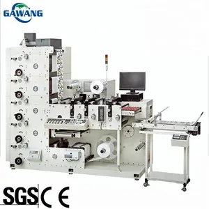 Automatic Stack Type Mylar Bag Printing Machine Label Printer Flex Printing Machine Flexographic Printing Machine