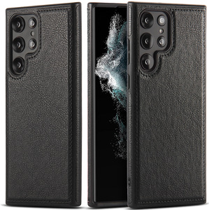 AilesTecca S24 ultra Funda de teléfono para <span class=keywords><strong>Samsung</strong></span> <span class=keywords><strong>Galaxy</strong></span> S <span class=keywords><strong>23</strong></span> S22 PU Fundas de cuero Smartphone Mobile Back Cover Cases - Product Image 1