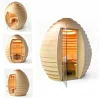 Nouveauté 2026 : Sauna Sec de Luxe pour Extérieur, Cabines de Sauna, Baignoires Spa, Poêle à Bois pour Sauna, Chauffage Électrique à Faible EMF pour Sauna