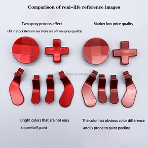 <span class=keywords><strong>Core</strong></span> Red Blue Custom Swap Button Set Piezas Metal Dpad Tool Paletas traseras para Xbox <span class=keywords><strong>Elite</strong></span> Wireless Controller Series <span class=keywords><strong>2</strong></span> <span class=keywords><strong>Core</strong></span> - Product Image 2