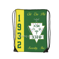 Sac à dos à cordon personnalisé Chi Eta Phi Sorority, cordon réglable, sac à dos de sport à double épaule pour la gym