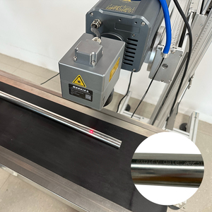 Hete Verkoop Productielijn Vliegende Fiber Laser Markering Machine Jpt Staal Ijzeren Messing Draad Metaal <span class=keywords><strong>Coder</strong></span> Etsen Gravure Printer - Product Image 2