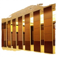 Cloison acoustique de 65 mm pour chambre d'hôtel, design de cloison amovible, meilleur prix bas