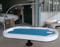 Nouveau Lit de Massage Hydromassant Hydrobody à Jets d'Eau, en Acrylique et Acier Inoxydable, avec Douche Vichy, pour Salles de Sport et Centres de Thérapie, Direct Usine