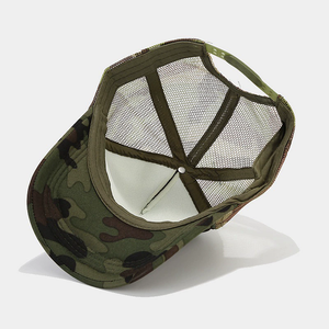 Casquette Trucker Décontractée à 5 Panneaux en Mousse Camouflage Uni Respirante avec Maille, Idéale pour le Voyage, le Cyclisme et les Activités de Plein Air, Imprimée par Sublimation – Prix Bas - Product Image 5