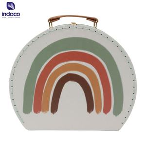 Maleta Vintage de cartón personalizada para niños, Maleta de embalaje de juguetes, regalo de ropa - Product Image 5