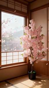 Arbre à souhaits en bonsaï de fleurs de cerisier artificielles, décoration intérieure, plante à fleurs pour <span class=keywords><strong>le</strong></span> sol, pour <span class=keywords><strong>le</strong></span> salon, paysage - Product Image 3