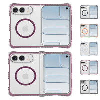 Coque de téléphone transparente antichoc pour IPHONE DUO PC TPU Antidérapante Anti-transpiration Anti-traces de doigts