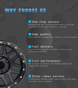 Jantes en alliage <span class=keywords><strong>Wheelman</strong></span> 17x9 18x9 20x9 5x127 5x150 6x139.7 6x135 tout-terrain 4x4, nouvelle finition noire, rénovation/mise à niveau - Product Image 4