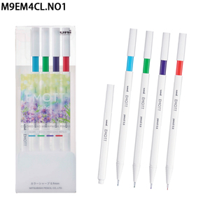Lápiz de color Unni Emott, cuerpo blanco con impresión digital de 0,9 mm, juego multicolor para uso en oficina y escuela, serie M9EM4CL - Product Image 5