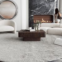Eleganter Massivholz-Couchtisch Möbel für Moderne Wohnzimmer Heimbüro Hotel-Lounge und Gastgewerbebereiche Stilvoller Holztisch