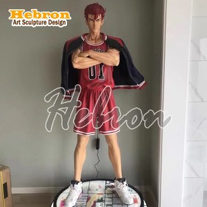 Personnalisez votre figurine d'action Anime Gk Slam Dunks grandeur nature, buste en résine de Hanamichi Sakuragi pour la décoration de la maison - Product Image 2